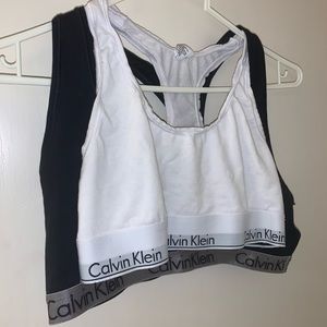 Pair of Calvin Klein Sports Bras